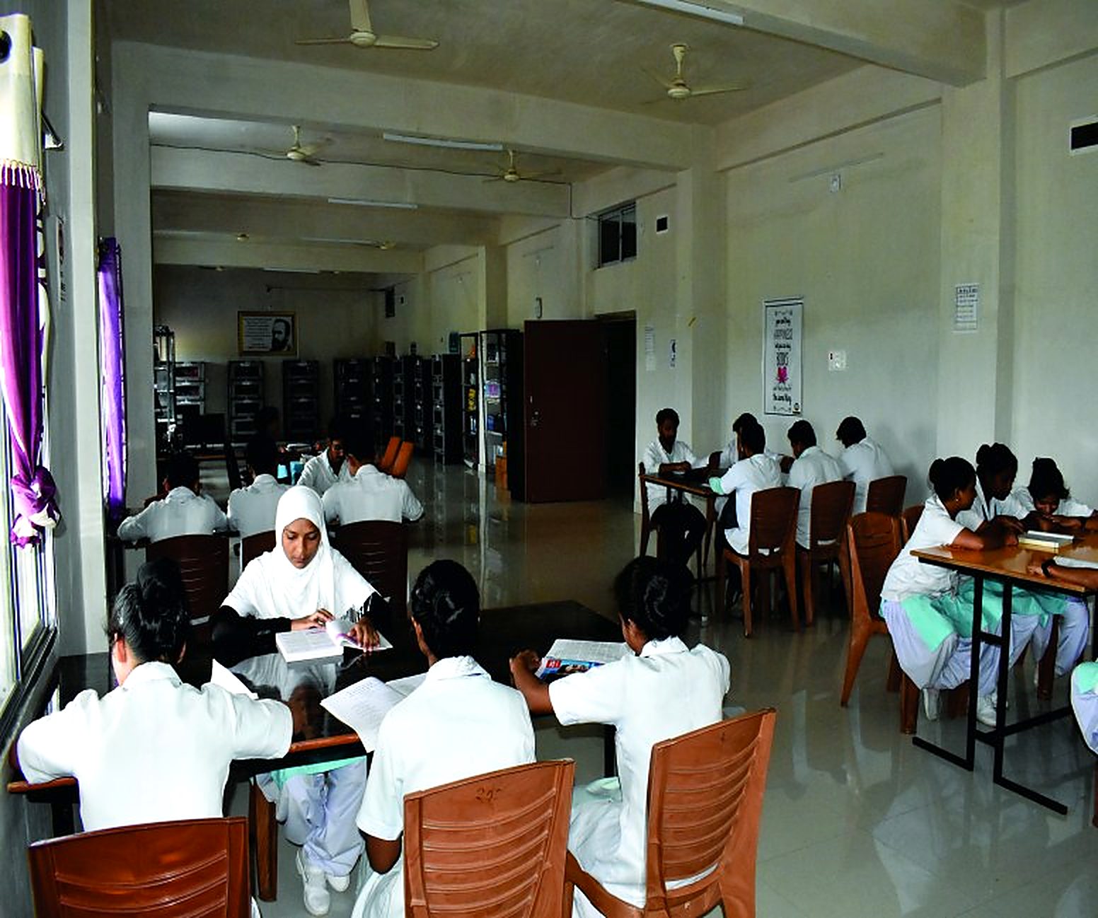Audio visual aid room at nursing college Jharkhand