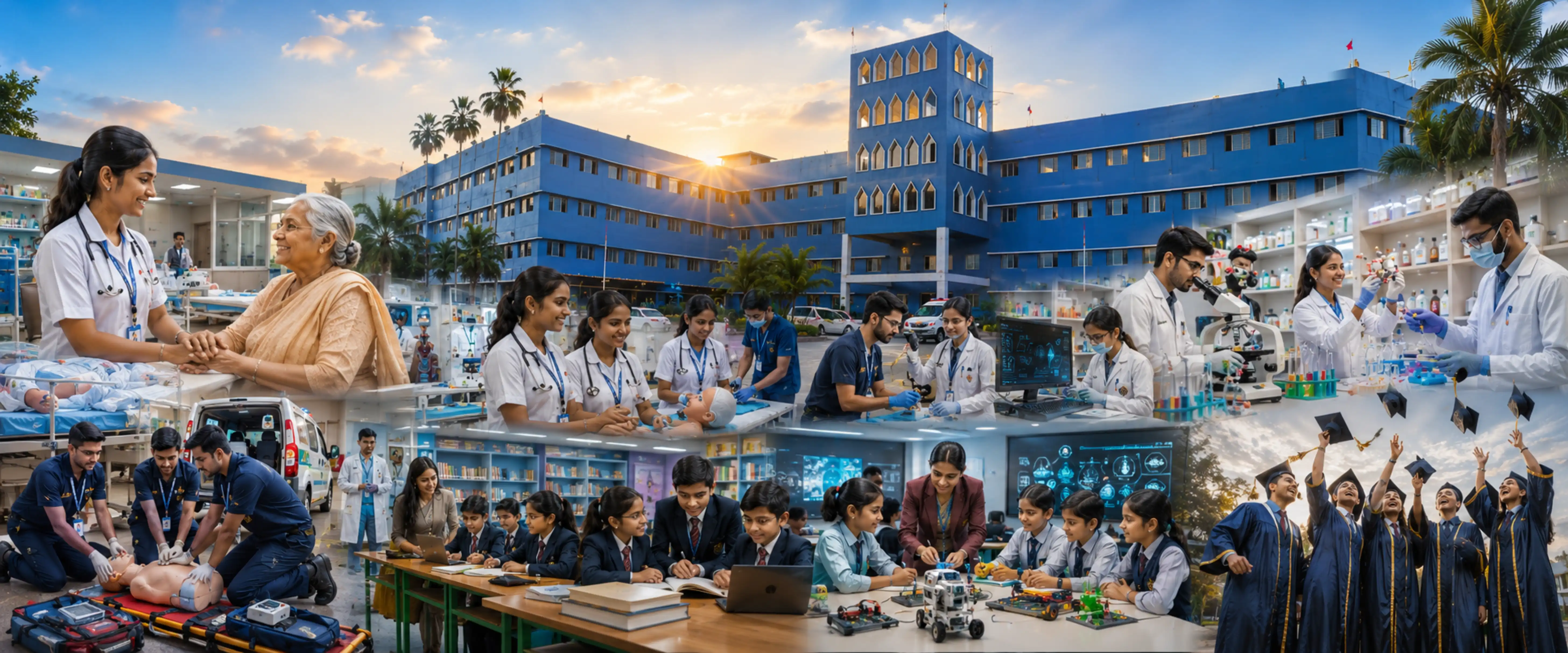 Best INC approved college in Jharkhand — nursing students during clinical training